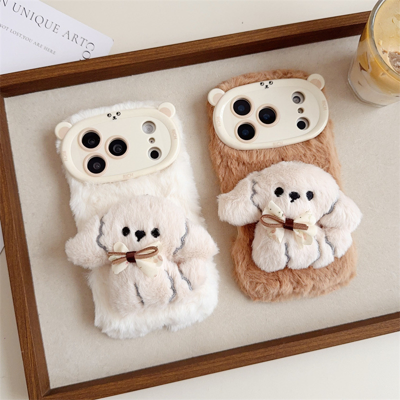Phone Cases Apple - Custodia per telefono in peluche soffice