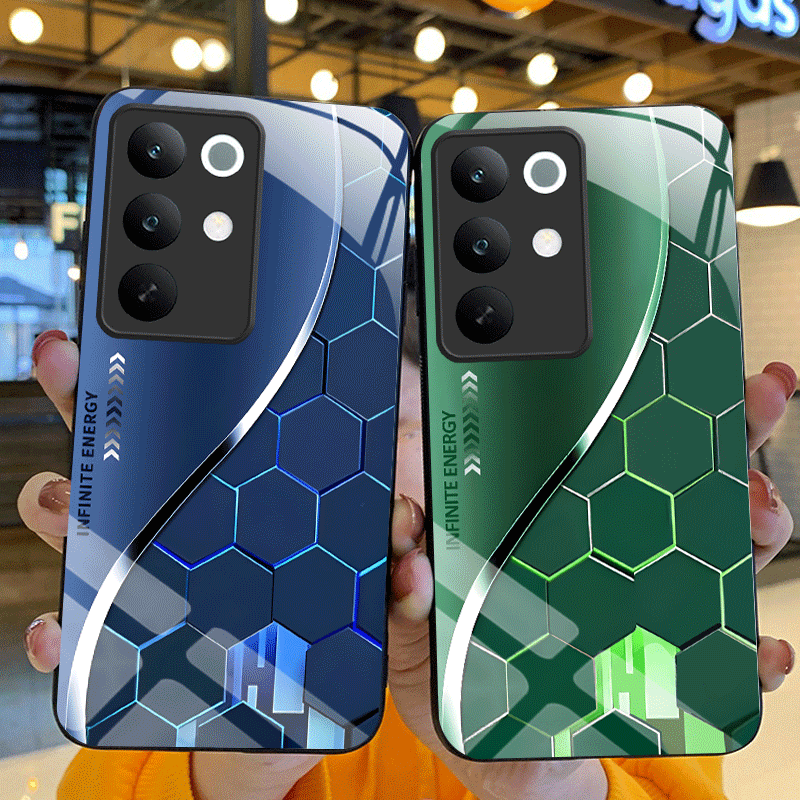 Gradient Color Case - Custodia in vetro temperato rigido per
