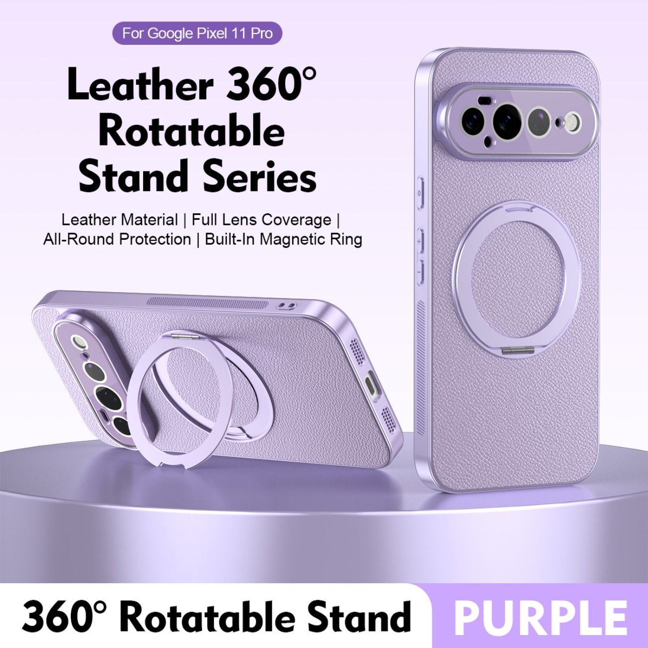 Phone Cases Google Pixel 9A - Supporto ad anello per custodia magnetica
