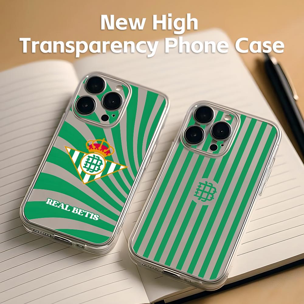 Phone Cases Luxury - Custodia Trasparente R-Real Luxury B-Betis-s per