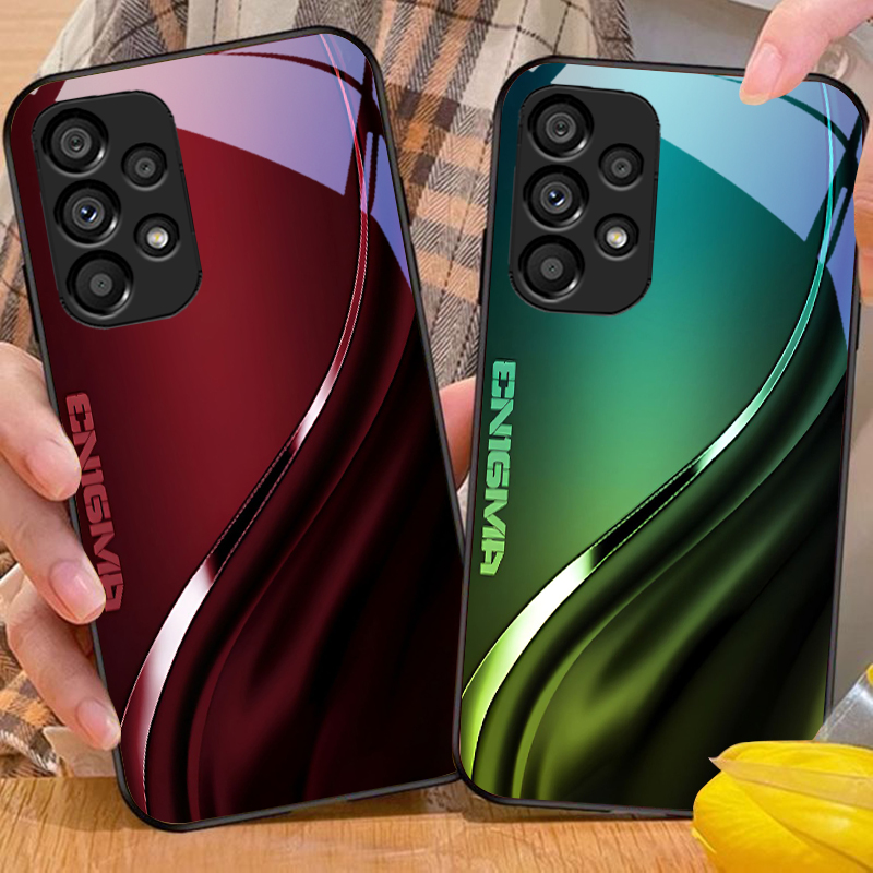 Gradient Color Case - Sfumatura di miscelazione grigia Per Samsung