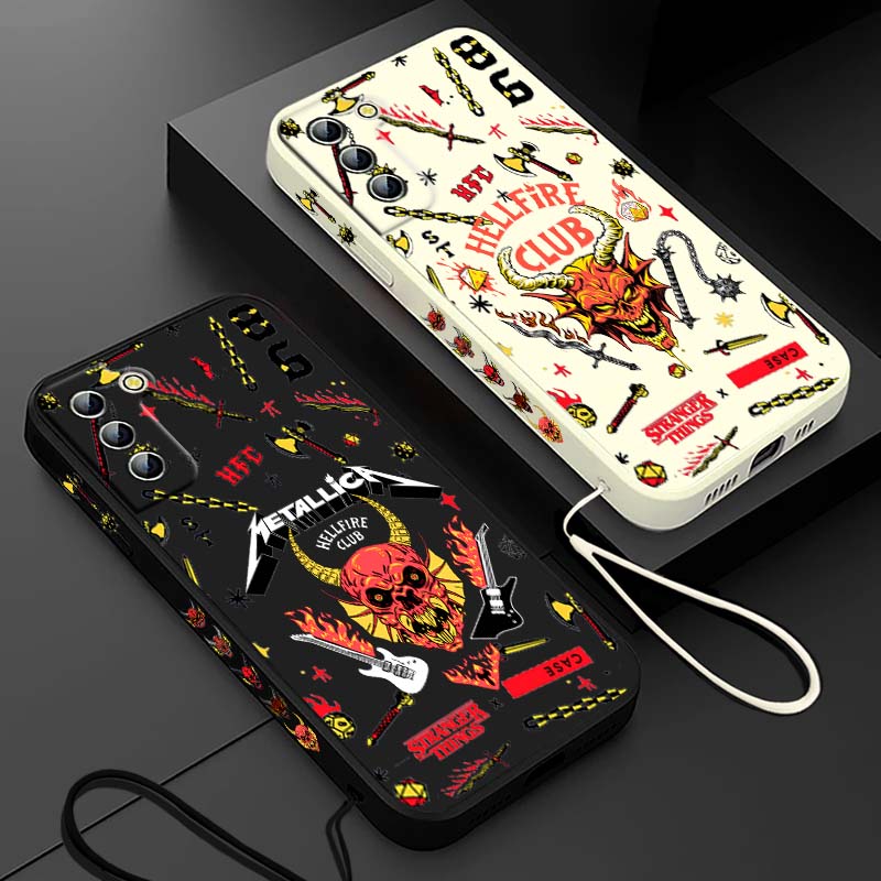 Phone Cases For Samsung - Cover per telefono con cordino liquido