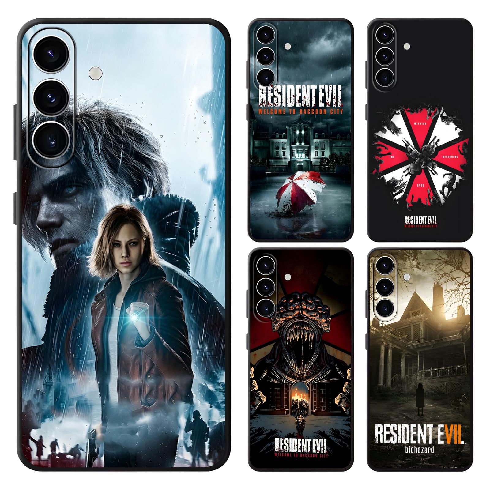Phone Cases For Samsung - Cover per telefono anti-caduta morbida nera
