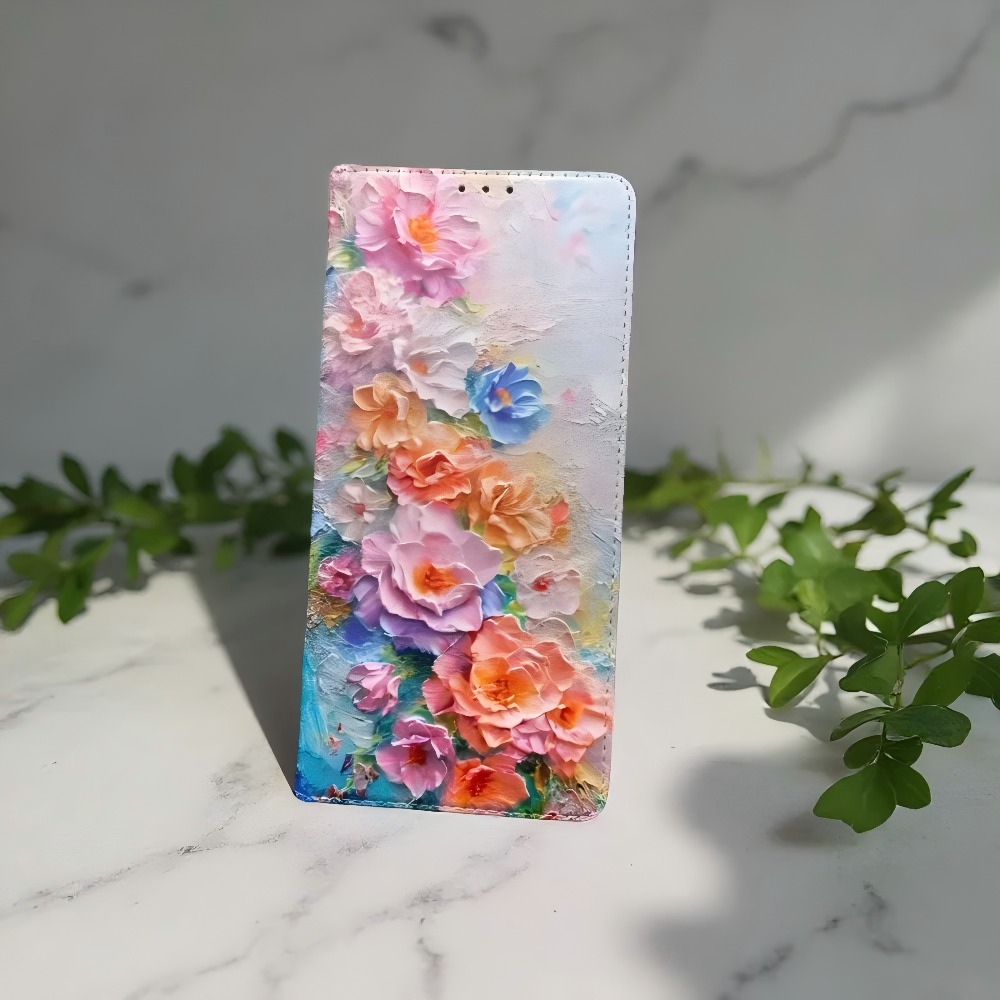 Phone Cases Samsung S24 - Custodia a Portafoglio Magnetica in Pelle