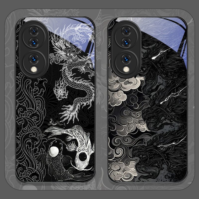 Phone Cases Aesthetic - Cover per Telefono in Vetro Temperato