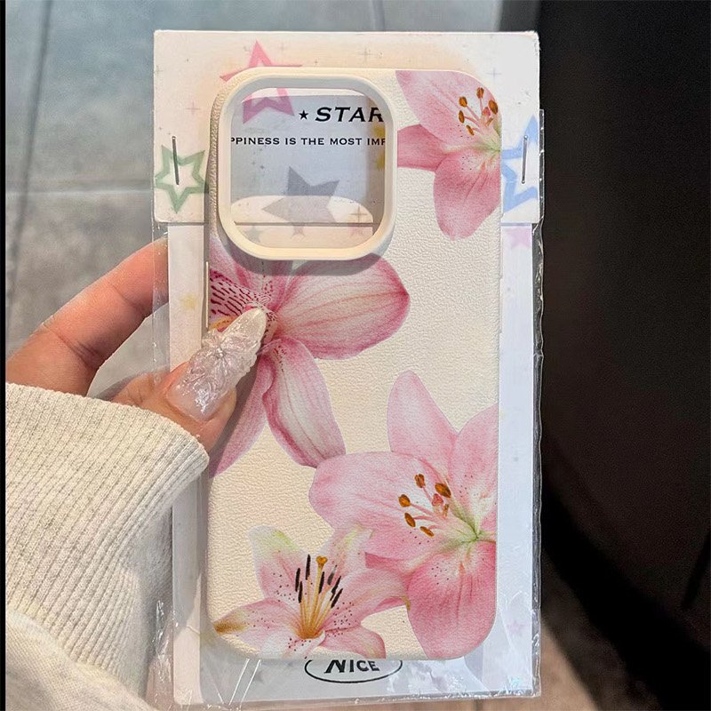 Phone Cases For Samsung - Custodia per telefono con texture rosa
